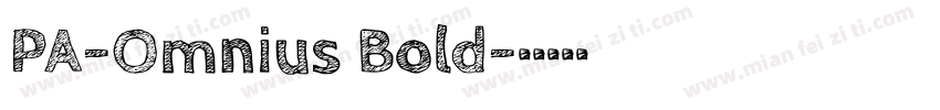 PA-Omnius Bold字体转换